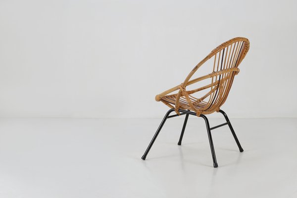 Mid-Century Rattan Children's Chair-YSY-1316482