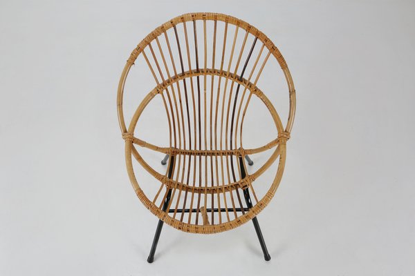 Mid-Century Rattan Children's Chair-YSY-1316482