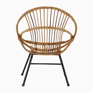 Mid-Century Rattan Children's Chair-YSY-1316482