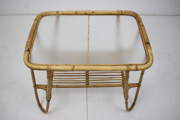 Mid-Century Rattan Coffee Table, 1960s-TZ-997107