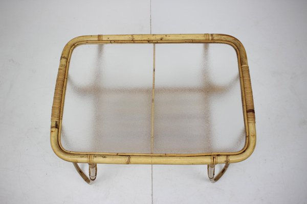 Mid-Century Rattan Coffee Table, 1960s-TZ-997107