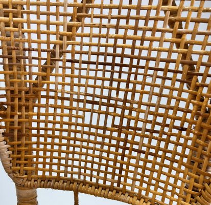 Mid-Century Rattan Easy Chairs, 1960s, Set of 2-RMX-1447656