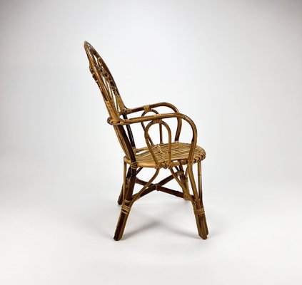 Mid-Century Rattan Side Chair, 1960s-RMX-1178212