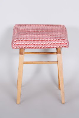 Mid-Century Red and White Stool, 1960s-WHY-731037