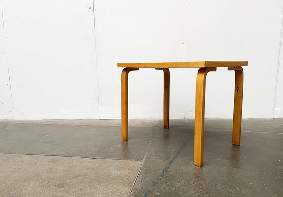 Mid-Century Red Dining Table or Desk by Alvar Aalto for Artek, 1960s-UAH-1736387