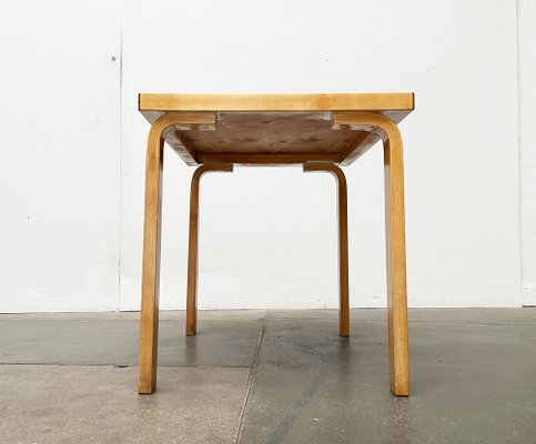 Mid-Century Red Dining Table or Desk by Alvar Aalto for Artek, 1960s-UAH-1736387