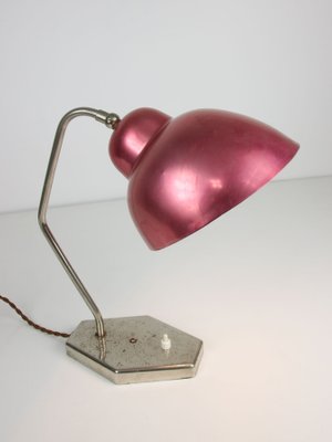 Mid-Century Red Table Lamp, 1960s-HGJ-1123729