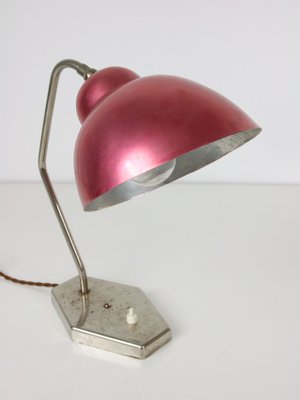 Mid-Century Red Table Lamp, 1960s-HGJ-1123729