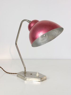 Mid-Century Red Table Lamp, 1960s-HGJ-1123729