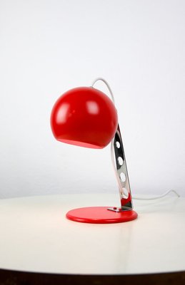 Mid-Century Red Table Lamp, 1970s-HGJ-728158