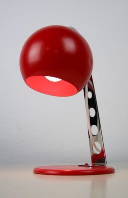 Mid-Century Red Table Lamp, 1970s-HGJ-728158