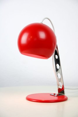 Mid-Century Red Table Lamp, 1970s-HGJ-728158