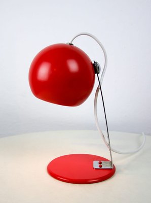 Mid-Century Red Table Lamp, 1970s-HGJ-728158