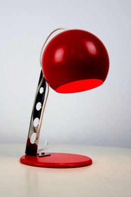 Mid-Century Red Table Lamp, 1970s-HGJ-728158