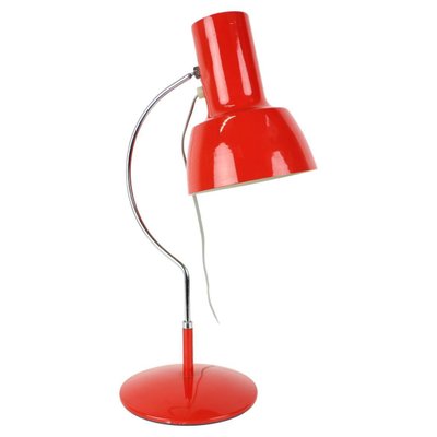 Mid-Century Red Table Lamp by Josef Hůrka for Napako, 1970s-TZ-1081015