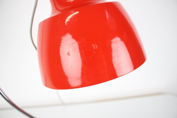 Mid-Century Red Table Lamp by Josef Hůrka for Napako, 1970s-TZ-1081015