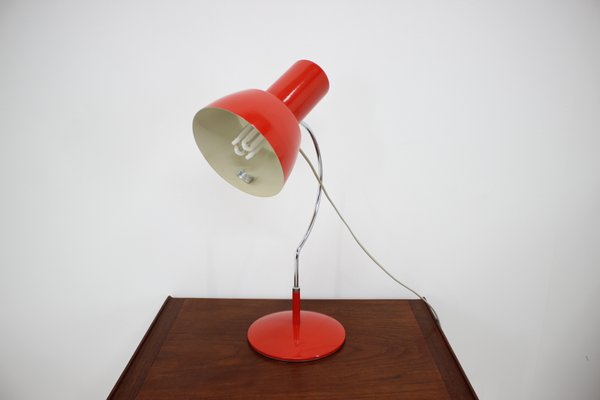 Mid-Century Red Table Lamp from Napako, 1960s-TZ-578486