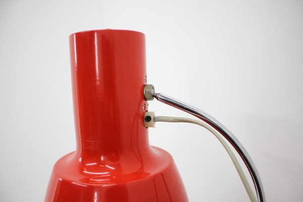 Mid-Century Red Table Lamp from Napako, 1960s-TZ-578486