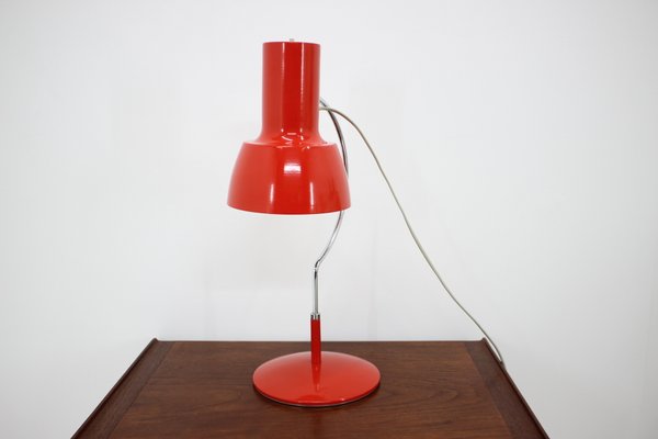 Mid-Century Red Table Lamp from Napako, 1960s-TZ-578486