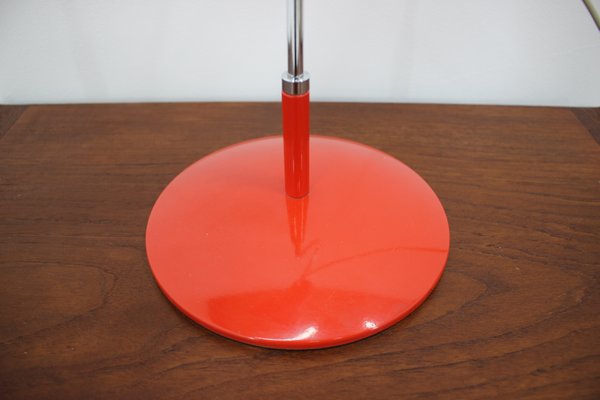 Mid-Century Red Table Lamp from Napako, 1960s-TZ-578486