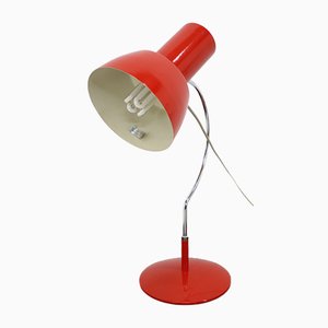 Mid-Century Red Table Lamp from Napako, 1960s-TZ-578486