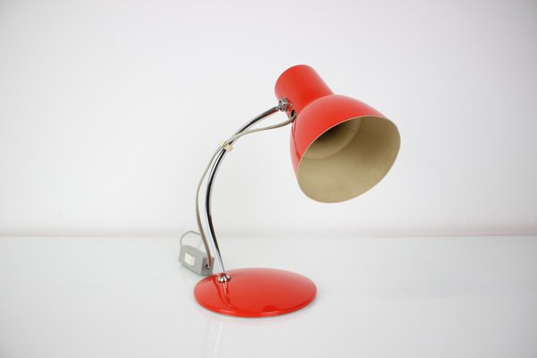 Mid-Century Red Table Lamp from Napako, 1970s-TZ-1049761