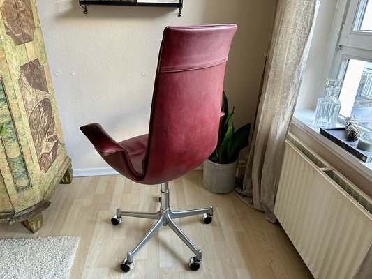 Mid-Century Red Tulip Armchair by Preben Fabricius & Jørgen Kastholm for Kill International, 1980s-JO-1783335