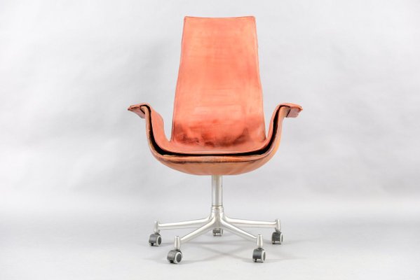 Mid-Century Red Tulip Lounge Chair by Preben Fabricius & Jørgen Kastholm for Kill International-CIP-857072