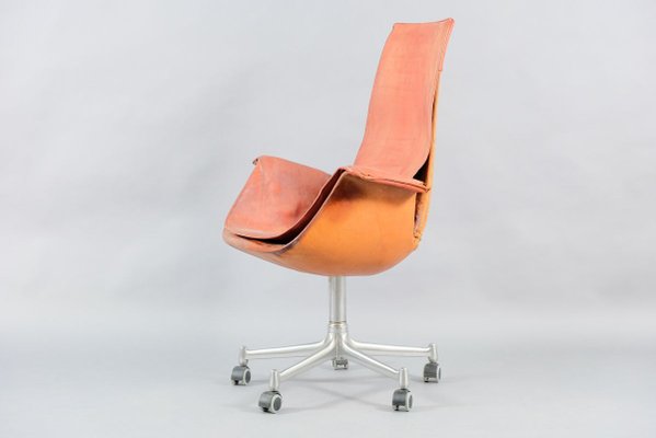 Mid-Century Red Tulip Lounge Chair by Preben Fabricius & Jørgen Kastholm for Kill International-CIP-857072