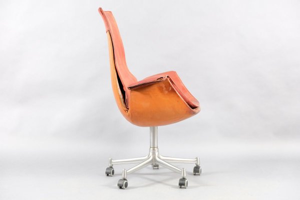 Mid-Century Red Tulip Lounge Chair by Preben Fabricius & Jørgen Kastholm for Kill International-CIP-857072