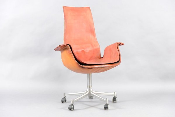 Mid-Century Red Tulip Lounge Chair by Preben Fabricius & Jørgen Kastholm for Kill International-CIP-857072