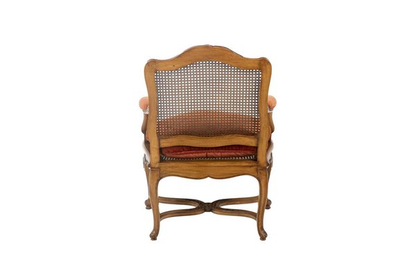 Mid-Century Regence Style Armchairs in Beech and Cane-CEJ-1065973