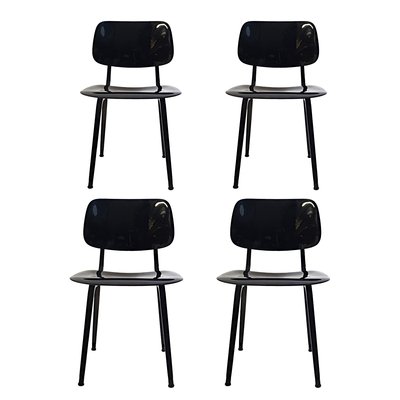 Mid-Century Revolt Chairs by Friso Kramer for Ahrend De Cirkel, Set of 4-RY-795916