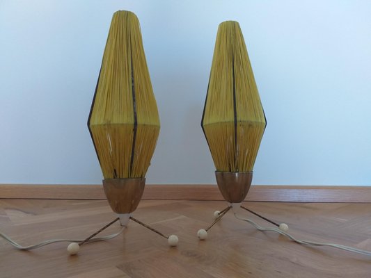 Mid-Century Rocket Table Lamps, 1960s, Set of 2-TZ-727999