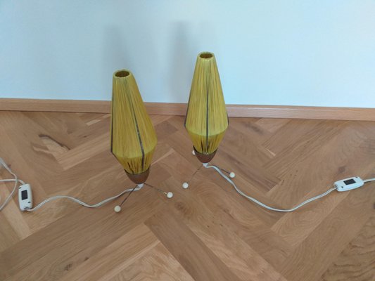 Mid-Century Rocket Table Lamps, 1960s, Set of 2-TZ-727999