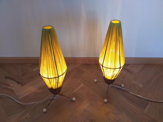 Mid-Century Rocket Table Lamps, 1960s, Set of 2-TZ-727999