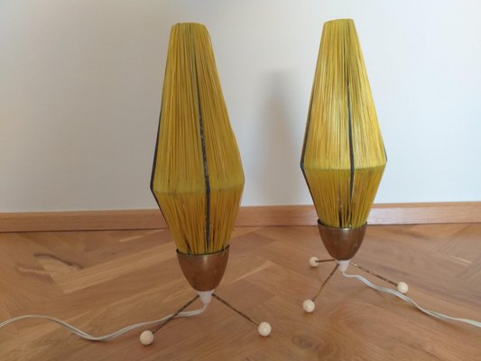 Mid-Century Rocket Table Lamps, 1960s, Set of 2-TZ-727999