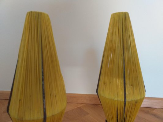 Mid-Century Rocket Table Lamps, 1960s, Set of 2-TZ-727999