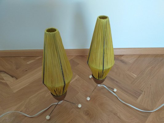 Mid-Century Rocket Table Lamps, 1960s, Set of 2-TZ-727999