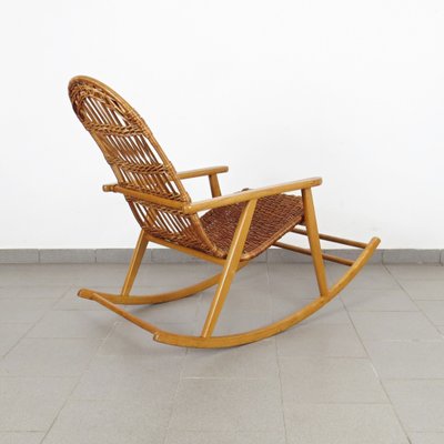 Mid-Century Rocking Chair, 1970s-JUN-653845