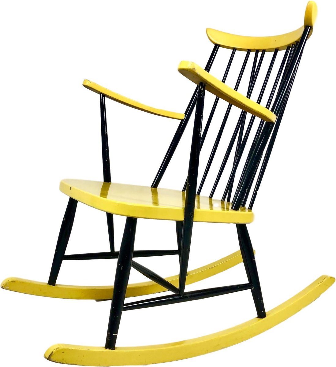 Mid-Century Rocking Chair attributed to Lucian Ercolani for Ercol, 1960s