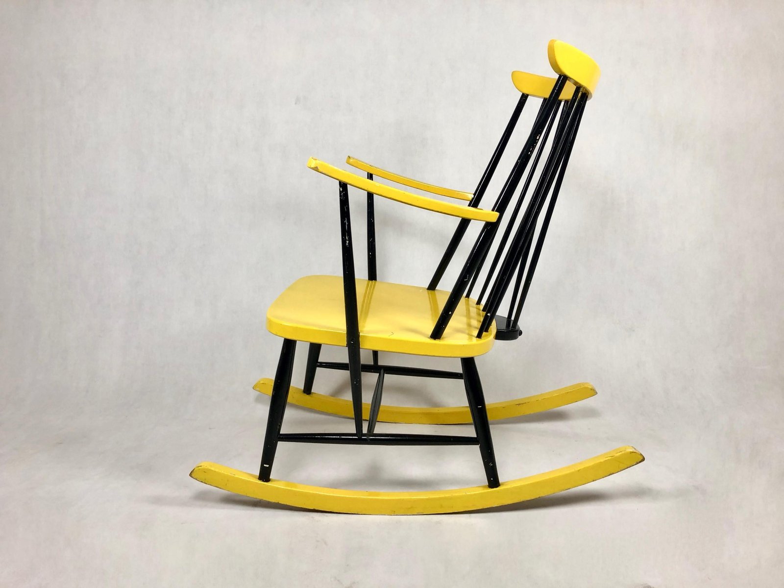 Mid-Century Rocking Chair attributed to Lucian Ercolani for Ercol, 1960s