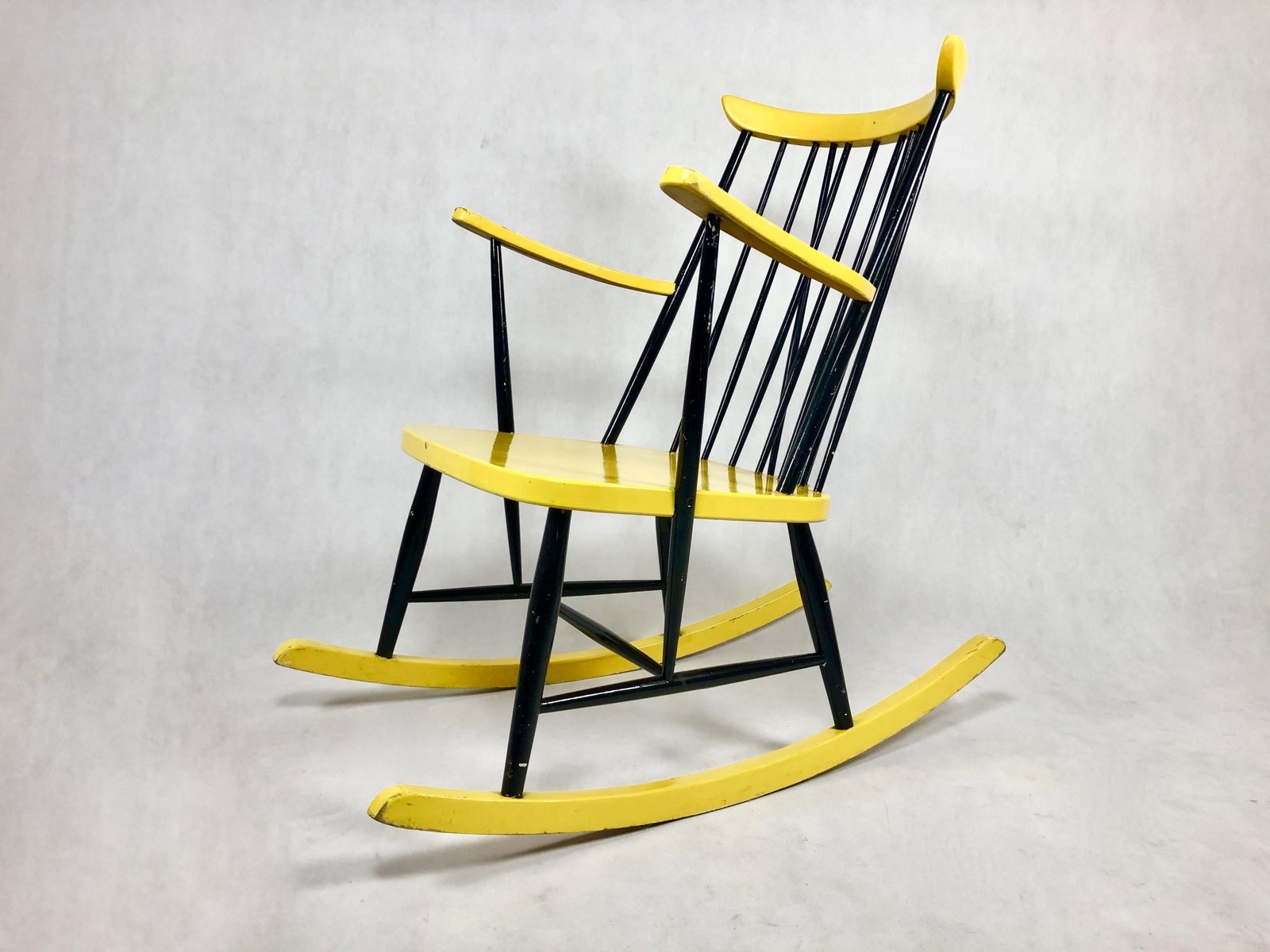 Mid-Century Rocking Chair attributed to Lucian Ercolani for Ercol, 1960s