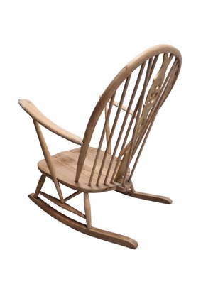 Mid-Century Rocking Chair attributed to Lucian R. Ercolani for Ercol, UK, 1950s-SAK-1772509