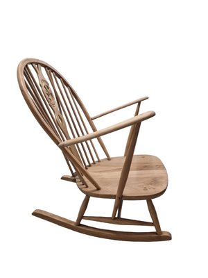 Mid-Century Rocking Chair attributed to Lucian R. Ercolani for Ercol, UK, 1950s-SAK-1772509