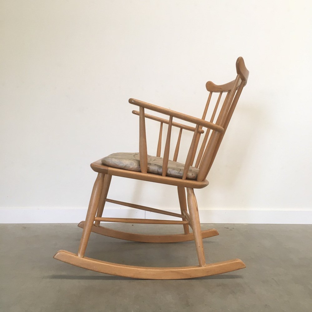 Mid-Century Rocking Chair by Børge Mogensen for FDB Furniture, 1960s