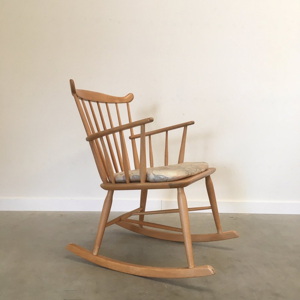 Mid-Century Rocking Chair by Børge Mogensen for FDB Furniture, 1960s