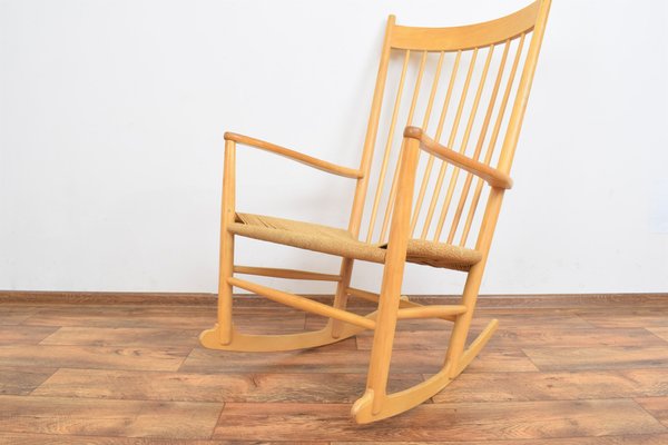 Mid-Century Rocking Chair by Hans Wegner for Frederica, 1970s.-LOT-1327970