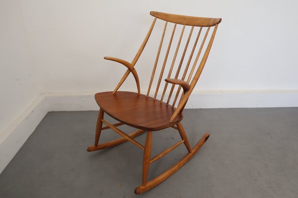 Mid-Century Rocking Chair by Illum Wikkelsø for Niels Eilersen-JWH-708644