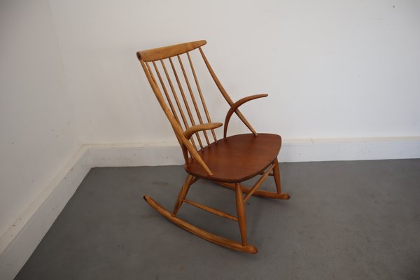 Mid-Century Rocking Chair by Illum Wikkelsø for Niels Eilersen-JWH-708644